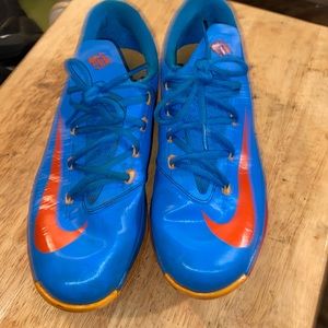 orange and blue kd shoes